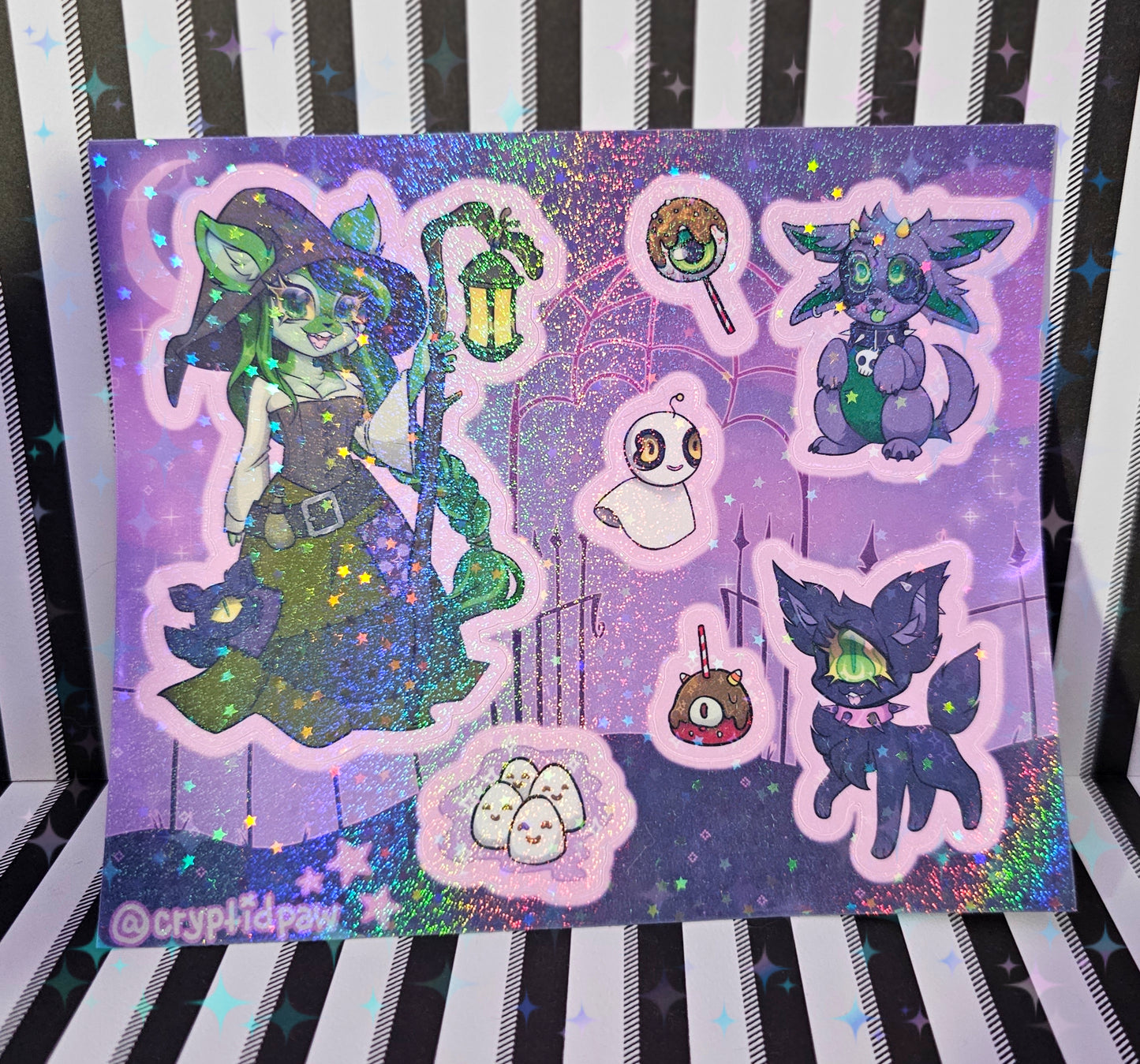 Neopets Haunted Woods Sticker Sheet