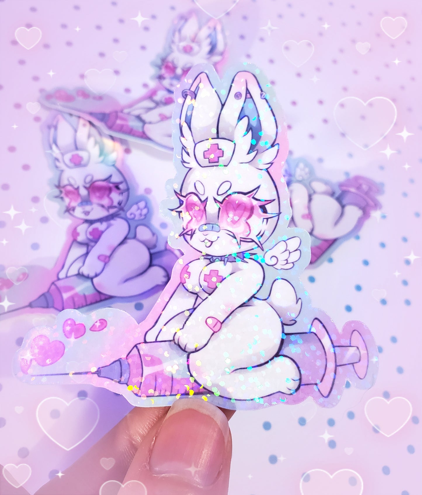 Nurse Bunny Sticker