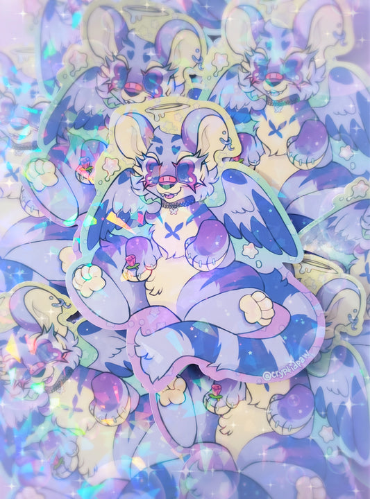 Y2Kougra Angel Kitty Sticker